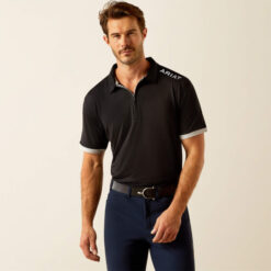 Ariat Men’s Bandera Team 1/4 Zip SS Polo