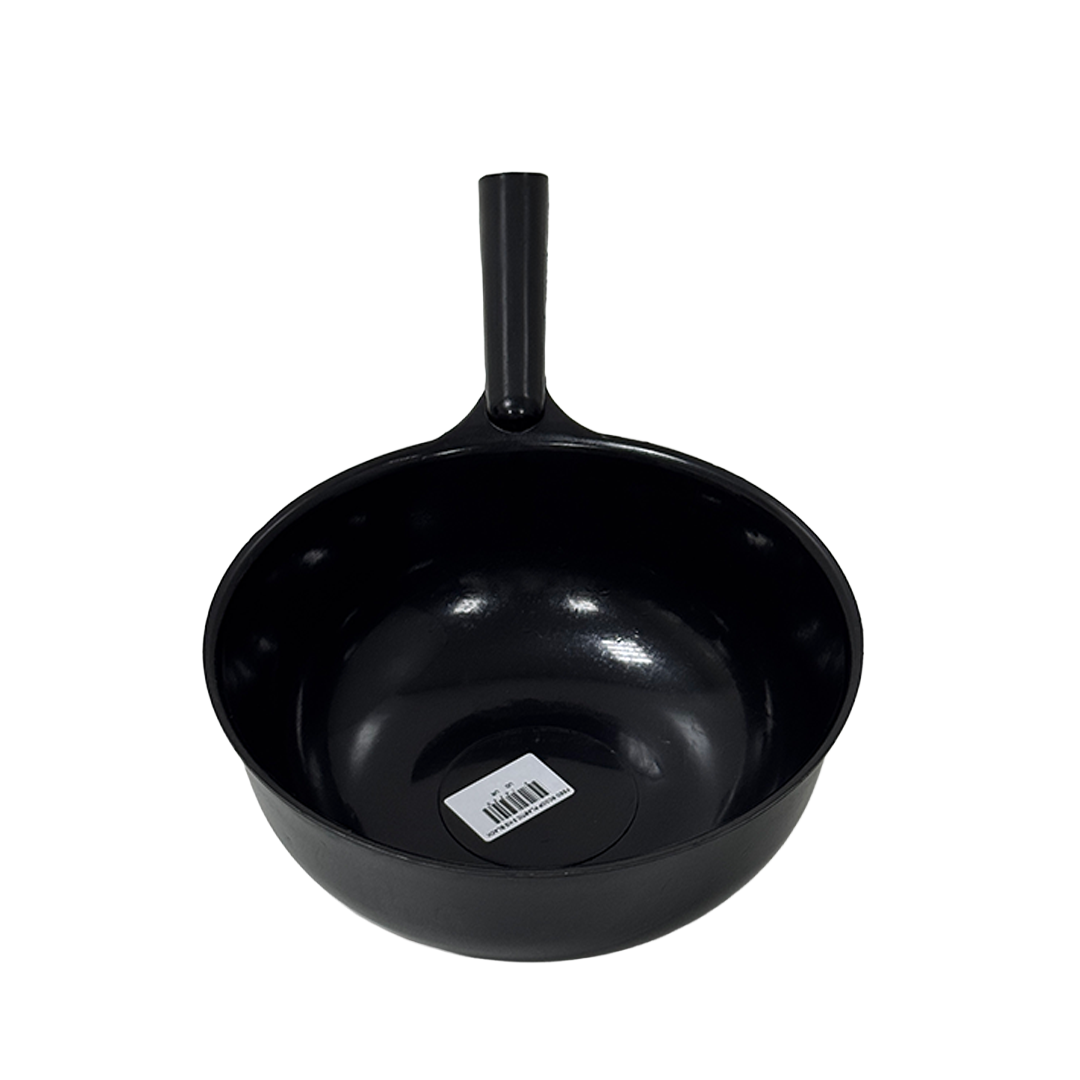 Heavy-Duty Plastic Feed Scoop (Black)