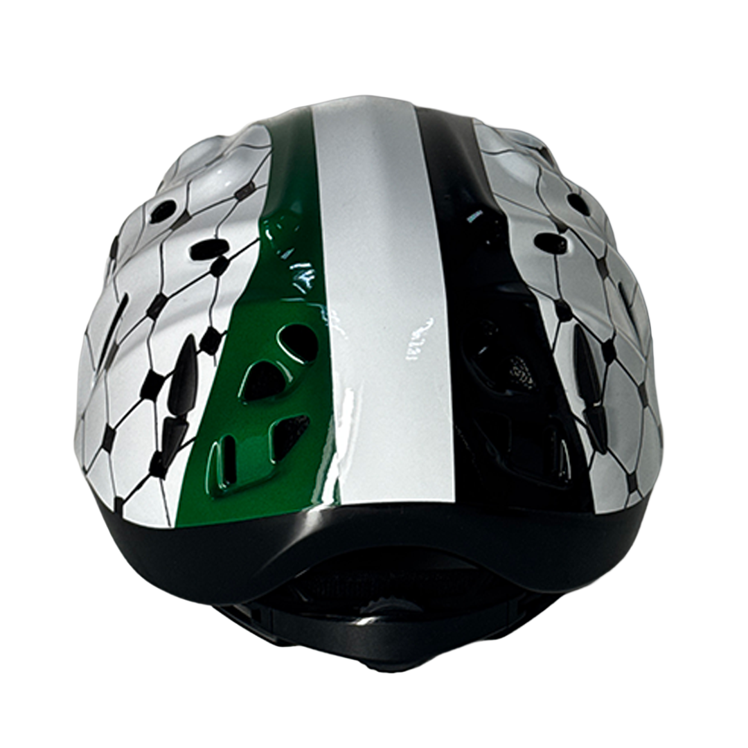 UAE Flag & Keffiyeh Pattern Helmet