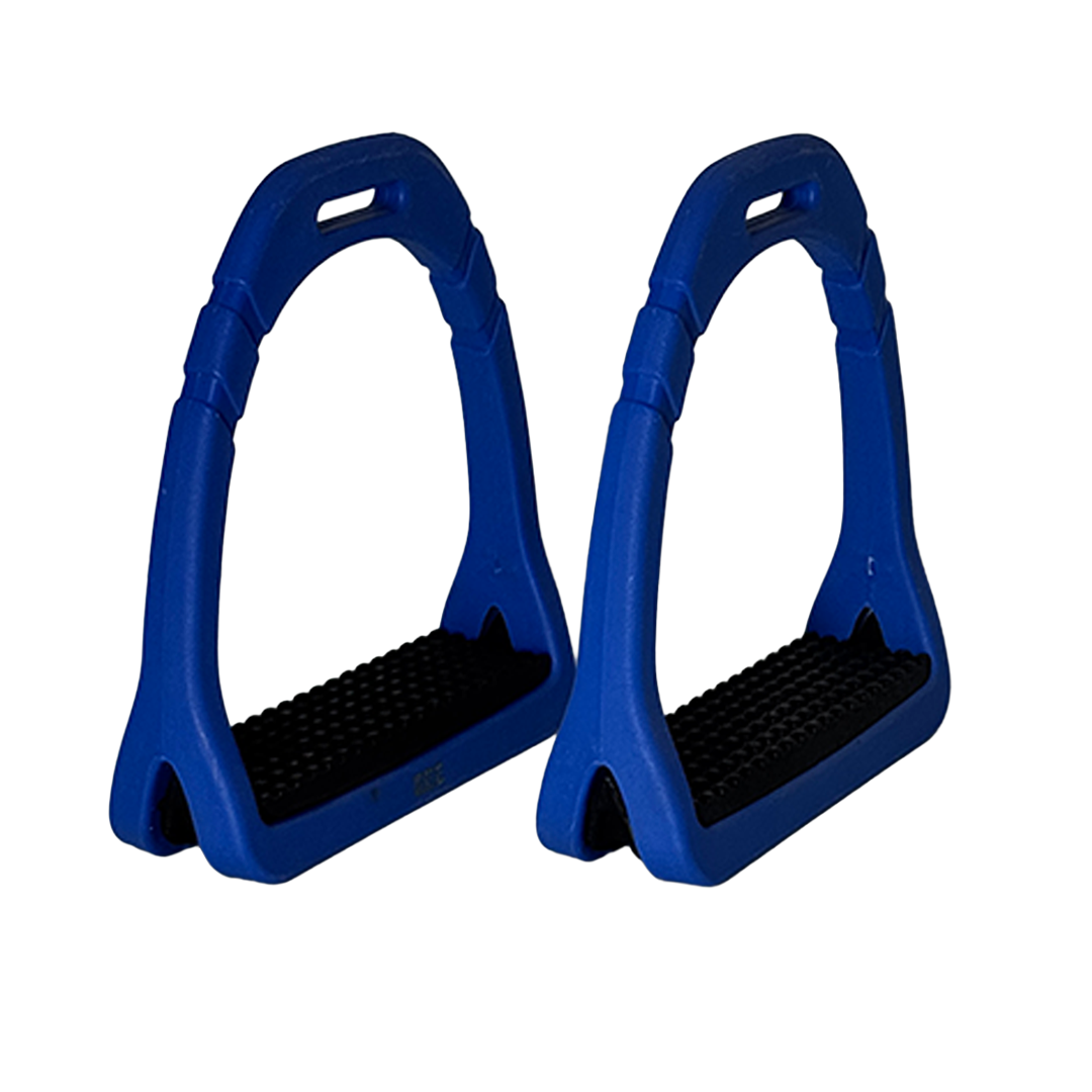 Premium Profile Stirrups (Blue Accent)