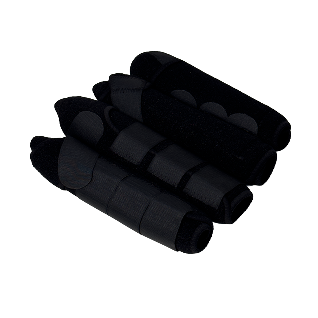 Padded Neoprene Stable Boots (Black)